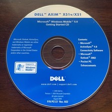 Dell Axim X51 v/X51 Software Microsoft Windows Mobile 5.0
