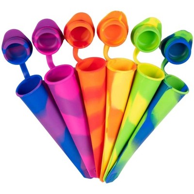 Eisformen Silikon, Wassereis Formen, Eistüten wiederverwendbar 6 Stück