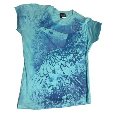 Harley-Davidson Women s T-Shirt XL Salt Lake City Utah   Turquoise