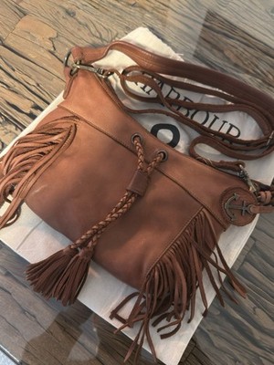 HARBOUR 2nd Schultertasche  New Lines  aus Leder   cognac   neuwertig