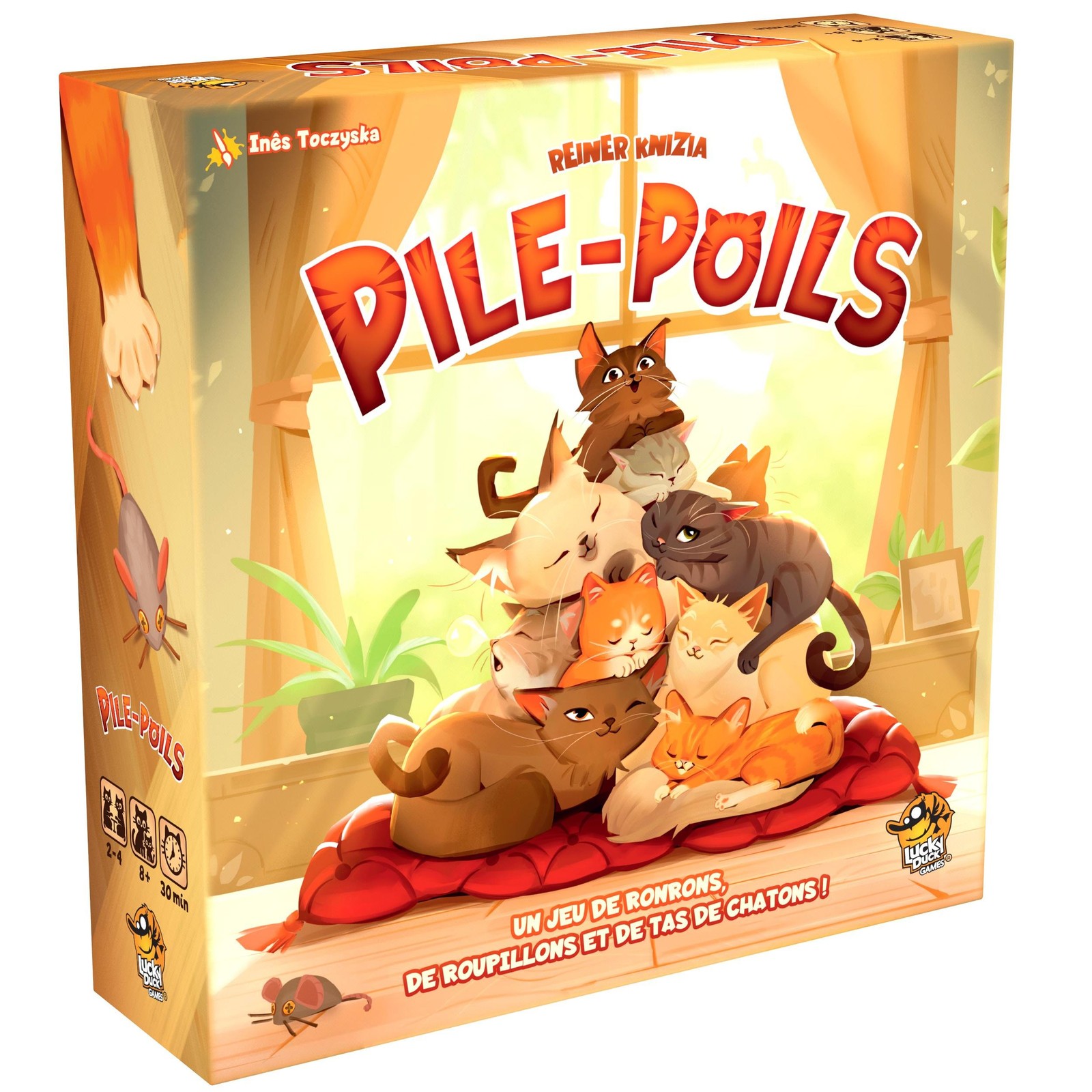 Pile-Poils jeu de société Lucky Duck Games contre l'ennui