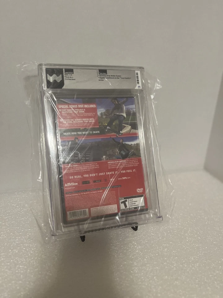 Tony Hawks Project 8 (PS2 Greatest Hits) WATA A++ 9.8- Bonus Disc- Sealed Mint - Image 2 of 4