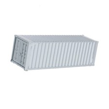 1:50 Alloy White Container Model for Transport Cargo Box Transporter Car Part