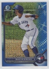 2022 Bowman Chrome Prospects Mega Box Blue Mojo Refractor Martin Gimenez 0x1