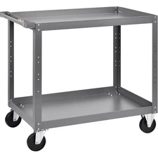 2 Shelf Steel Stock Cart 800 Lb. Capacity 36"L x 24"W x 36"H