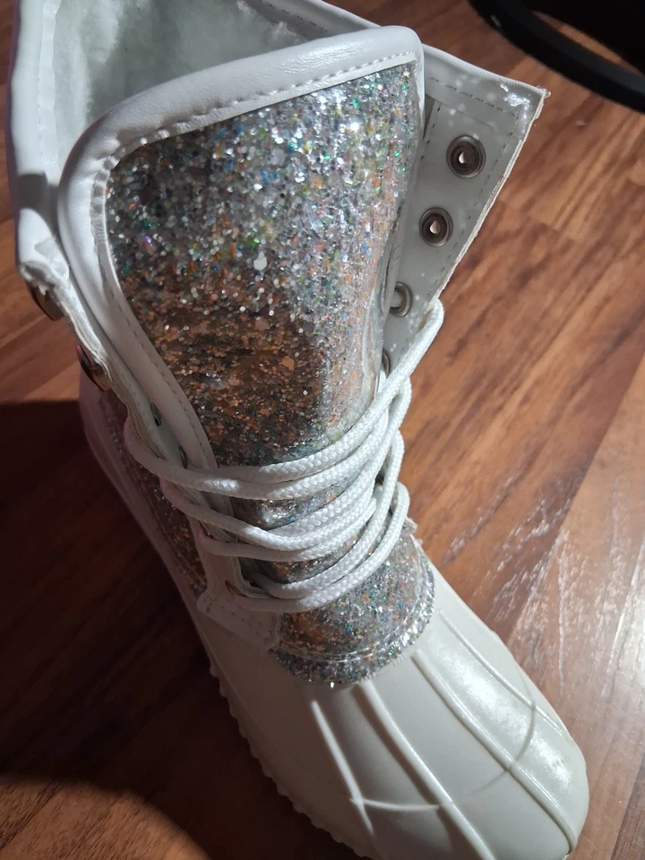 Botas de lluvia Juicy Couture blancas para mujer talla 7 Foto 2 de 4