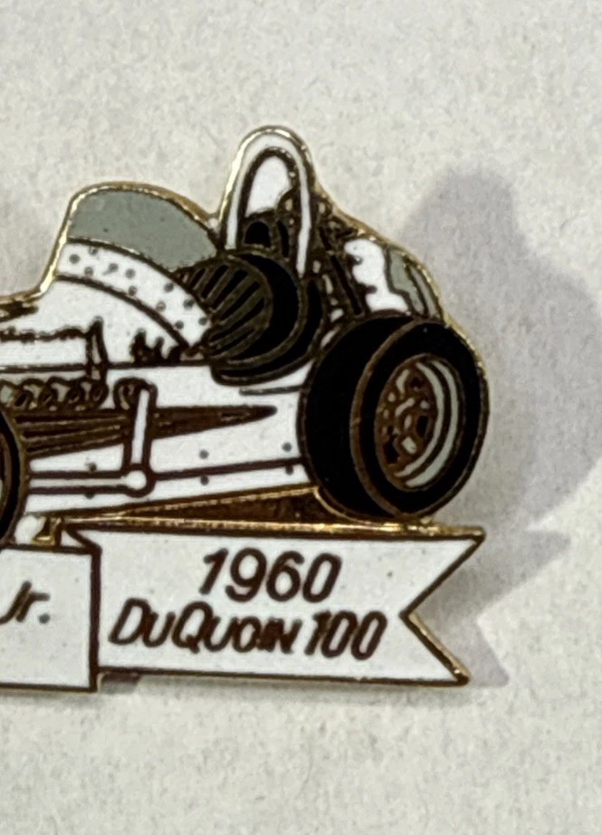 Indy Car DuQuoin 100 Classic 1960 A.J. Broche/pin Foyt Winner Racing Foto 3 de 4