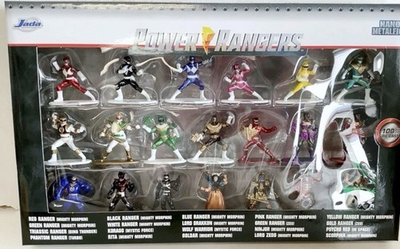 #ad Jada Power Rangers Die Cast nano metalfigs $45.00