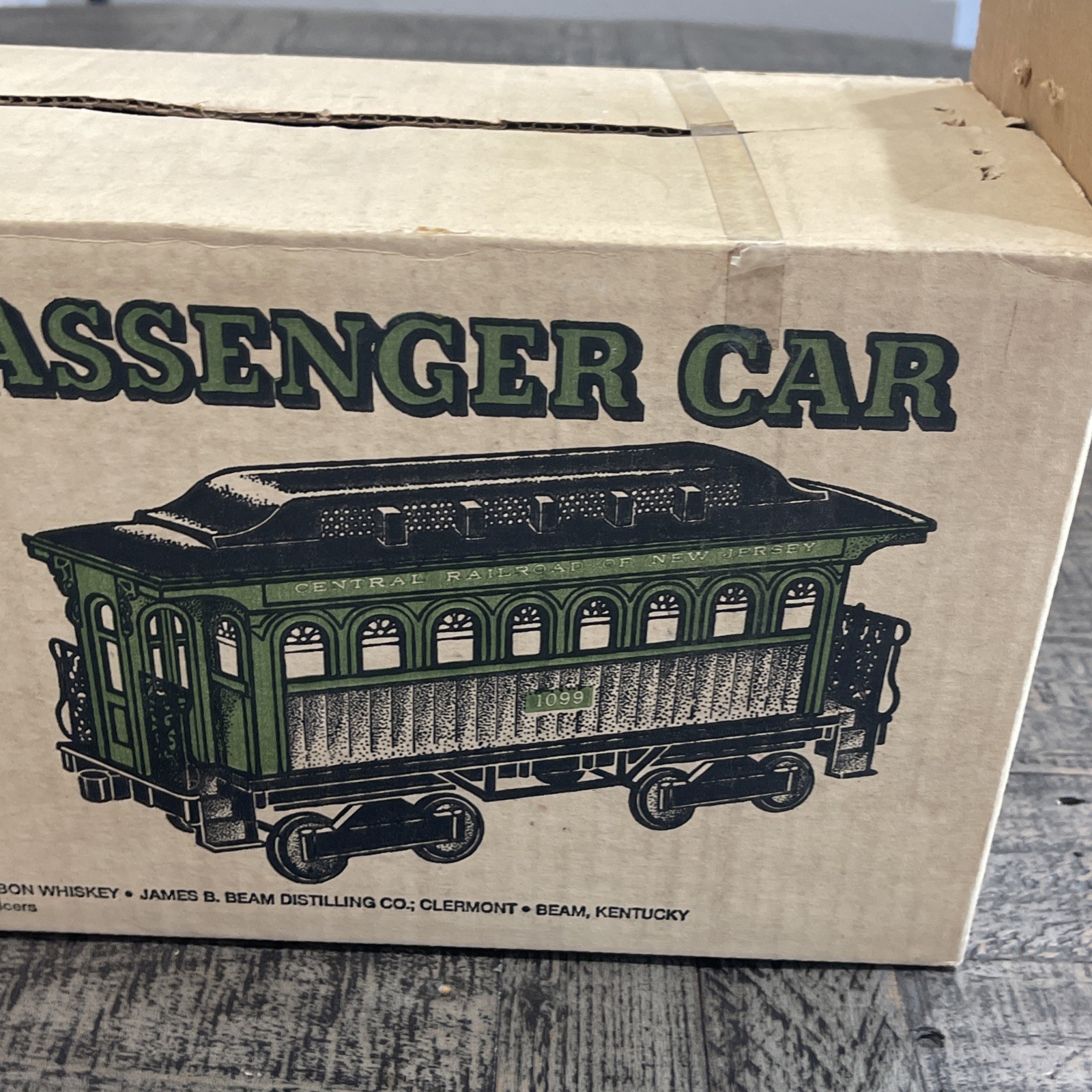 ￼Jim Beam Passenger Car Train Decanter EMPTY#1099 bourbon ￼