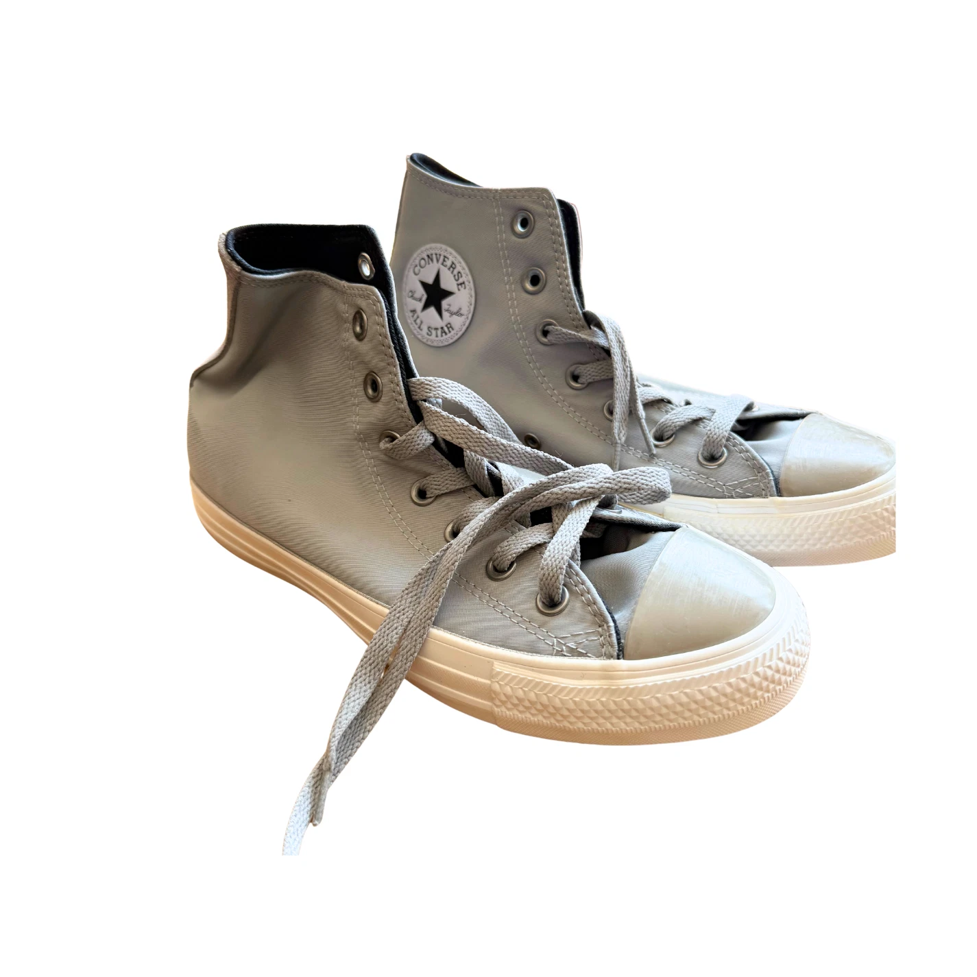 Scarpe da ginnastica grigie Converse Hi Tops taglia 6 UK