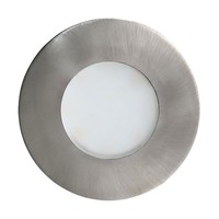 Eglo Led Einbauleuchte Edelstahl Rund Ø8,4Cm IP65 5W GU10 350Lm Warmweiß 3000K