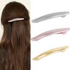 French Hair Barrettes for Women 3 Pack Metal Hair Clips Vintage Bobby Pins Fo...