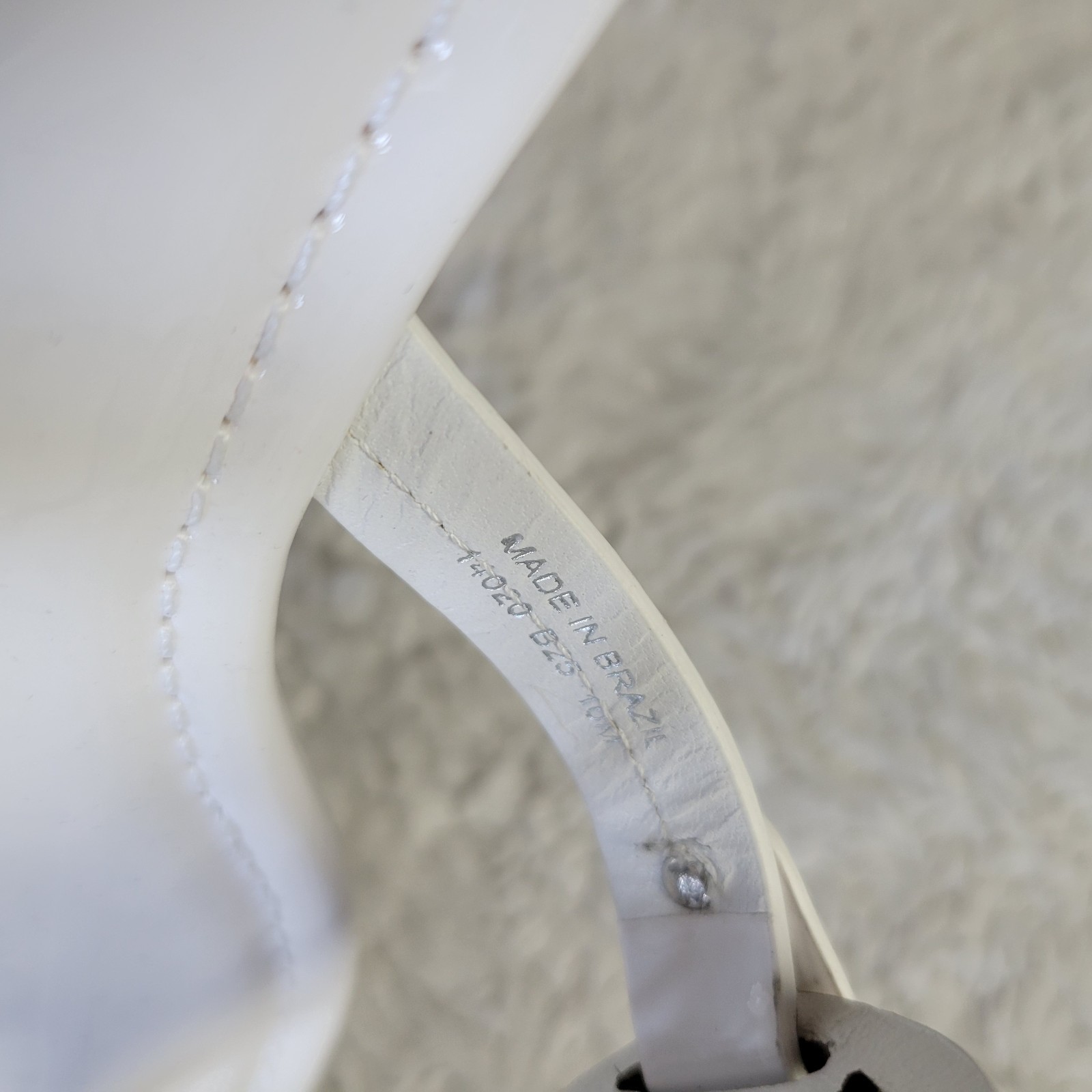 Tory Burch Miller Thong Sandals Women's 10 White Patent Leather thumbnail 7