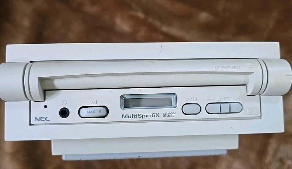 NEC CDR-602 MultiSpin 6x CD-ROM (Untested, No Cords) - Image 2 of 4