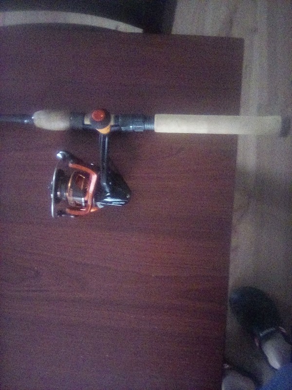 2023 st croix bass rod with a lews mach crush spinning reel