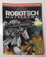 Robotech: Battlecry Prima Official Strategy Guide Game Cube PS2 Xbox Veritech