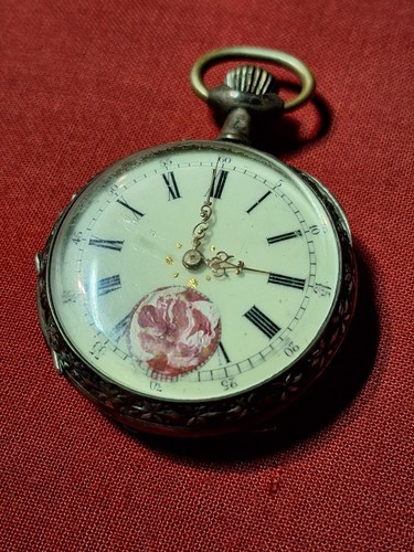 Montre Vintage de Poche Fin ‘800 De Examen, Pièces Manquantes - Photo 2 sur 9