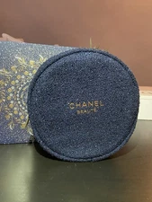 CHANEL Beaute 2025 Holiday Round Zipper Pouch NEW!