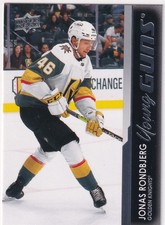 2021-22 UPPER DECK JONAS RONDBJERG YOUNG GUNS
