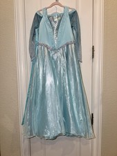 Elsa Frozen Disney Limt Edition Dress W/bag Costume Light Up Child Girls Sz 8