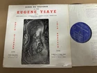 Eugene Ysaye David Ostrakh Lola Bobescu Ysaye Foundation Private Pressing
