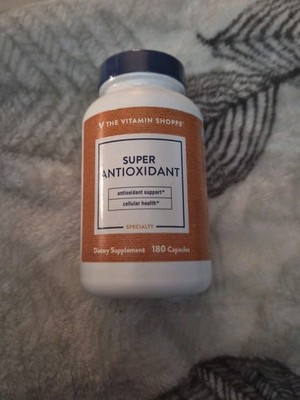 The Vitamin Shoppe Super Antioxidant 180 Caps 4/26 Antioxidant Support 