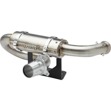 TRINITY RACING 1831-1056 TR-4184ST Center Exit Slip-On Muffler with tip