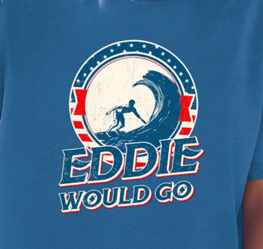 Tシャツ　EDDIEAIKAU 25th　サーフTシャツ　サーフィン Tシャツ EDDIEAIKAU 25th サーフTシャツ サーフィン Tシャツ
