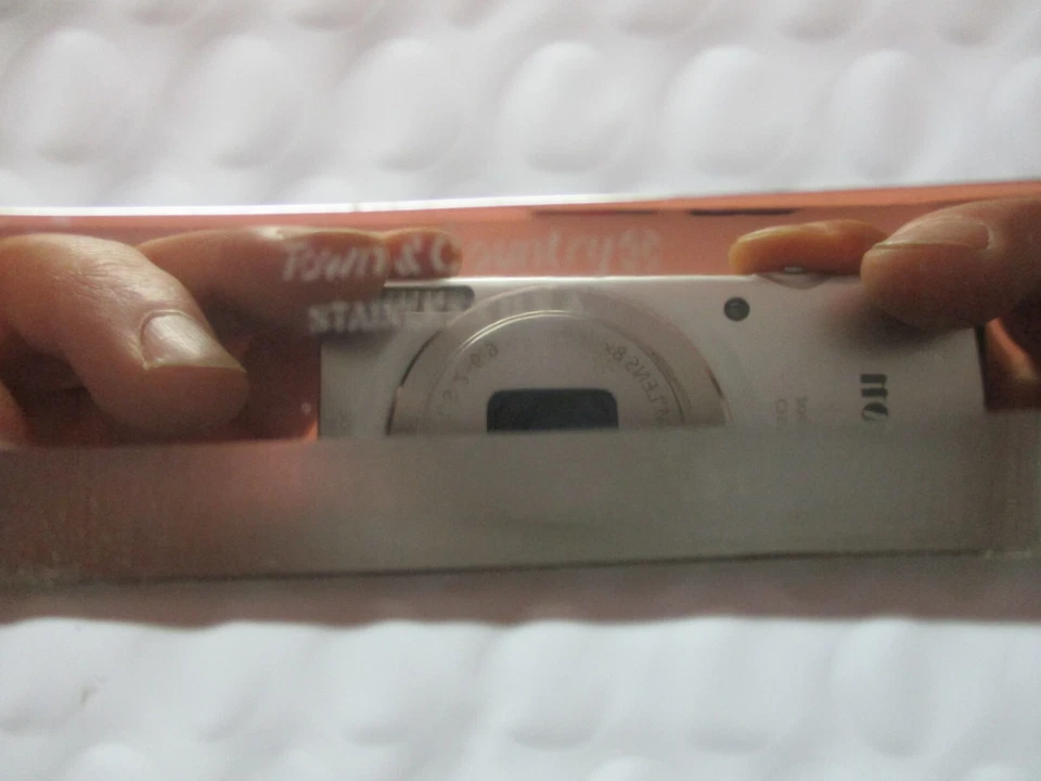 Cuchillo para tallar hoja de acero inoxidable Town Country EE. UU. 7" 2 remaches Fleetwood vintage Foto 2 de 4