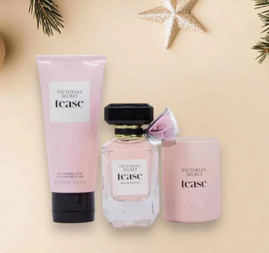 Victoria's Secret TEASE Eau De Parfum 1.7oz/50ml Perfume Set de Regalo 3 Piezas Foto 3 de 4