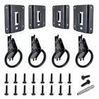 4x Truck Bed Tie Down Anchors E Track Port Plates &O-Rings for Ford F150/250/350