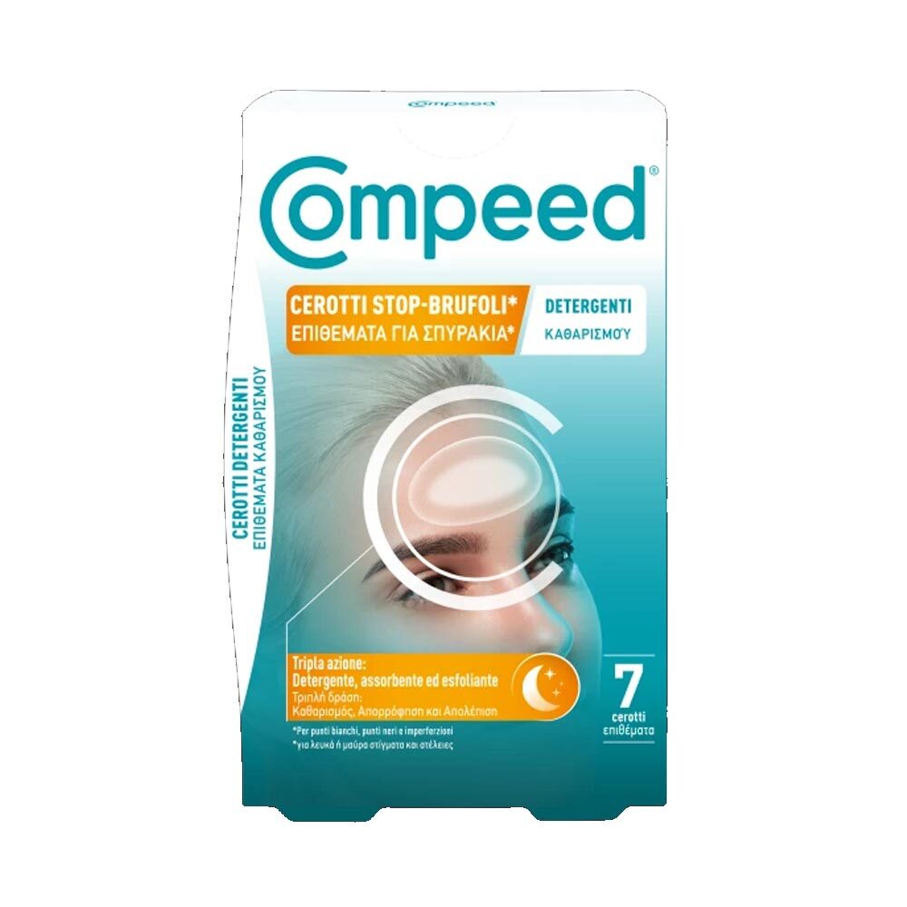 Compeed Stop Brufoli Cerotti Detergenti, 7 cerotti