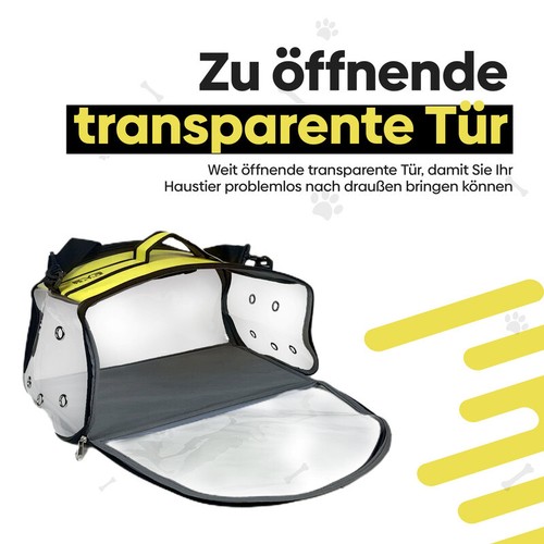 EVE Textile® Haustier Tasche Tragetasche Hundetasche Katzentasche Transparent - Bild 5 von 23