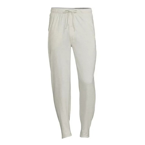 Pantalones de pijama de punto liso George para hombre TALLA M 32-34 bolsillos avena pantalones de salón - Imagen 5 de 13