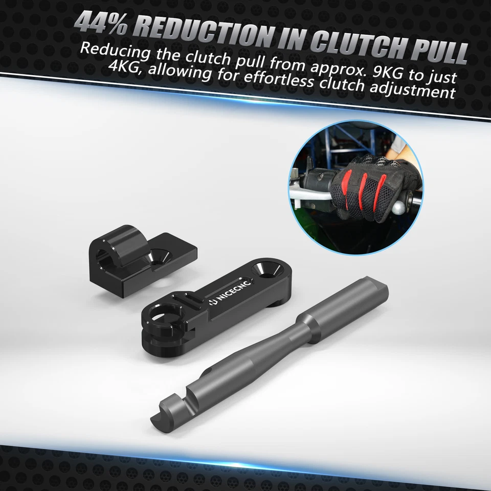 Anodized CNC One Finger Clutch Lever Clutch Arm For Kawasaki KLR650 2008-2024 - Image 2 of 4