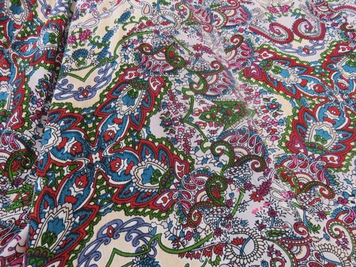 CERULEAN DAMASK PRINT HIPPIE SMOCKED WAIST TRAVELLING WIDE LEG TROUSERS UK 16 L - Imagen 5 de 21