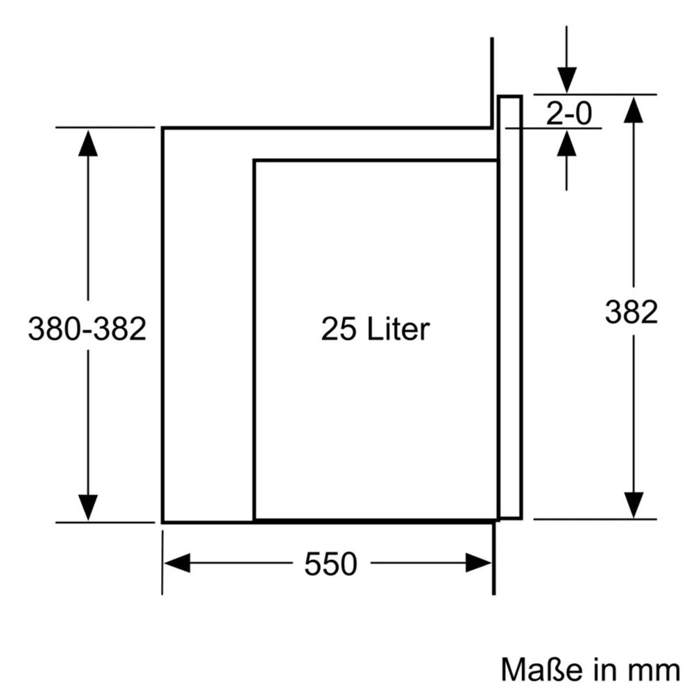 Bosch Serie 6 BEL554MB0 Einbau-Mikrowelle mit Grill