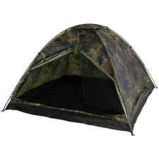Zelt BW Flecktarn Camouflage Army Tent Gr. 210x210x130 cm