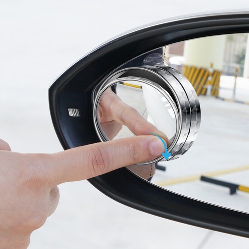 2PCS Car Trucks Blind Spot Mirrors 360° Wide Angle Auxiliary Reversing Mirror ×2 - Picture 6 of 11