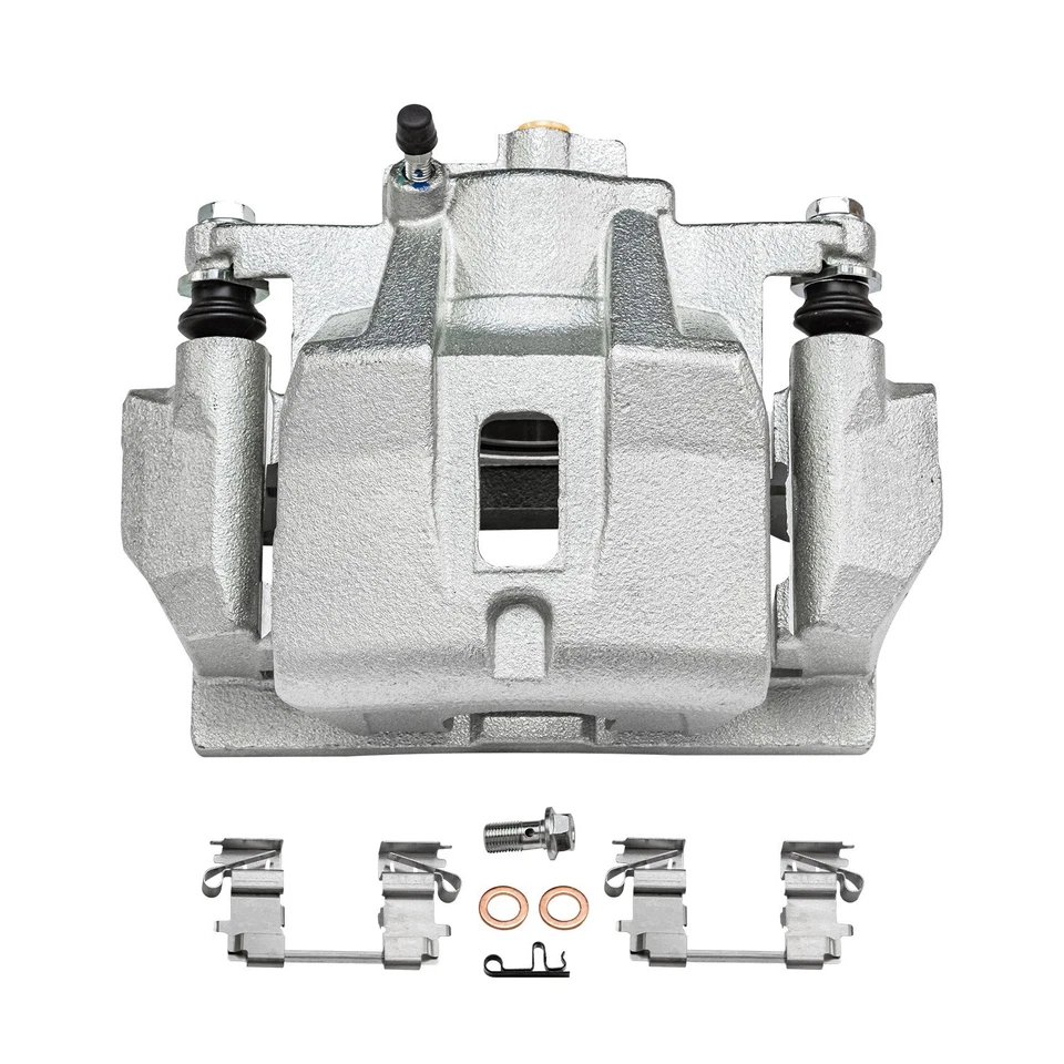 Pair Front Brake Calipers w/ Bracket for Toyota Highlander Lexus RX330 RX400h - Image 4 of 4