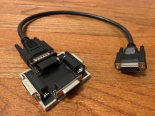 Apple Macintosh PC DOS Compatibility Card Y-Cable Splitter Adapter PowerMac 6100