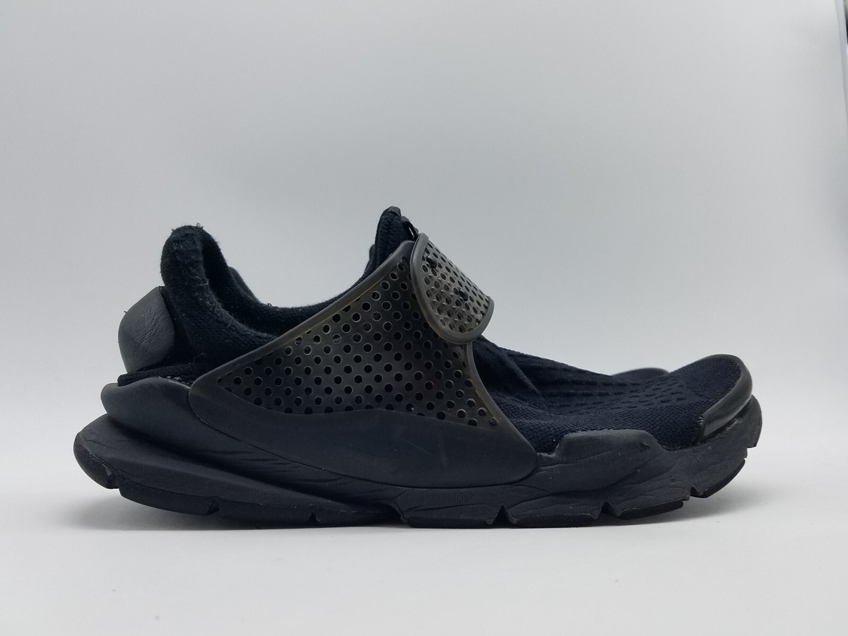 Nike Sock Dart Men's Size 10 Running Shoes Triple Black *See