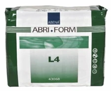 Abena 4168 Abri-form Absorbent Adult Brief Diaper Large, Pack/12, 4 Pack