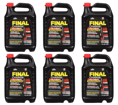 Peak Final Charge Global 50/50 Coolant/Antifreeze; Case of 6 - 1 gallon jugs