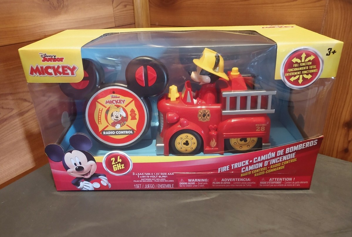 NEW DISNEY JUNIOR MICKEY FIRE TRUCK FULL FUNCTION RADIO