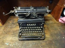 Antique Royal Black Typewriter 1935 KH thumbnail