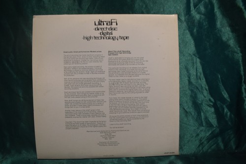 J.S. Bach Toronto Chamber Orchestra LP UltraFi 1979 DIRECT DISC - Bild 3 von 4
