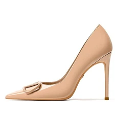 Stiletto heel neck heels 12cm -10cm 8cm pointed toe elegant model 35 to 46