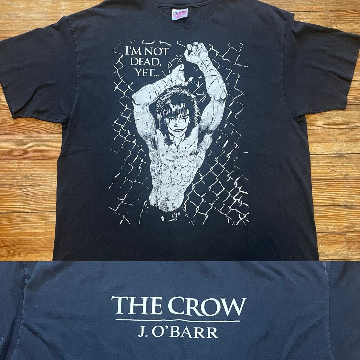 Vintage 90s The Crow T Shirt XL Comic Movie James O'Barr Vintage 90s The Crow T Shirt XL Comic Movie James O'Barr