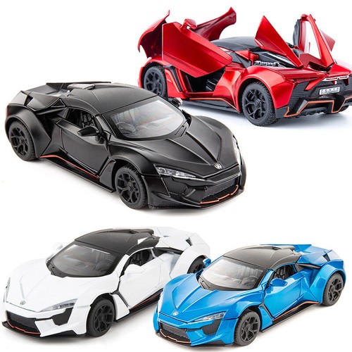 Escala 1/32 Lykan Hypersport Modelo Diecast Coche Juguete Sonido Luz Juguete - Imagen 8 de 16
